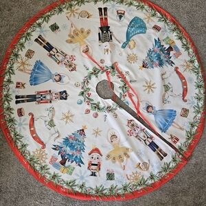 Nutcracker Christmas Tree Skirt
